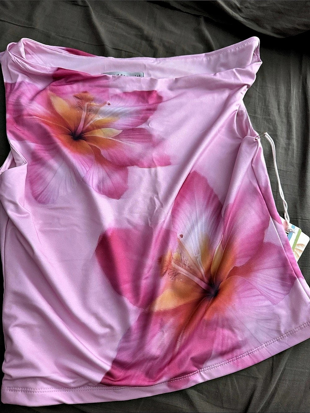 Madden Girl Hibiscus Top Pink